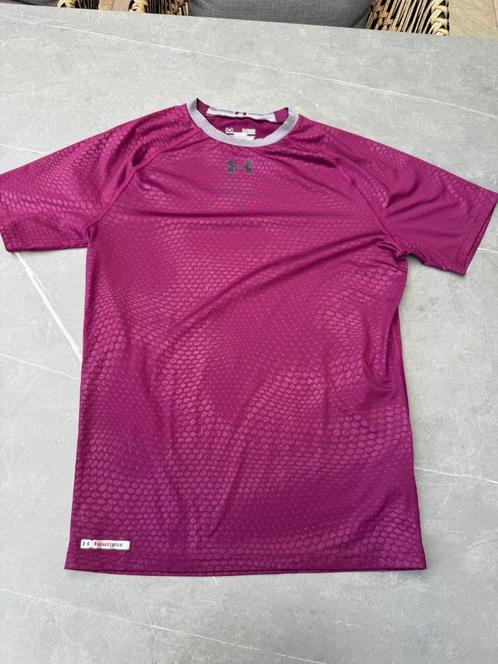 Under armouw compression shirt, maat XL, rood, Kleding | Heren, Sportkleding, Zo goed als nieuw, Hardlopen of Fietsen, Maat 56/58 (XL)