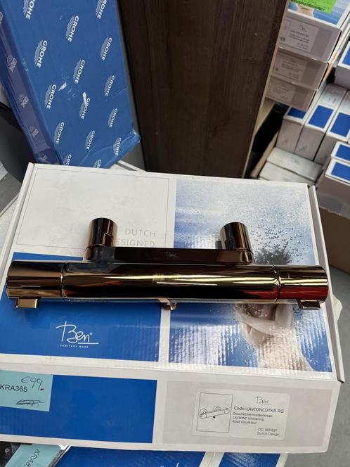 Douchekraan rose goud (blinkend), Doe-het-zelf en Verbouw, Sanitair, Nieuw, Ophalen