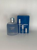 Dolce & Gabanna Light Blue Intense Sample/ Decant, Verzenden, Zo goed als nieuw, Miniatuur, Gevuld