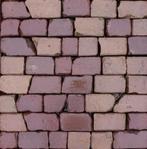 30 m2 oud gebakken kei formaat wisselende lengtes 10 duimer, Ophalen, Gebruikt, Keramiek, Klinkers