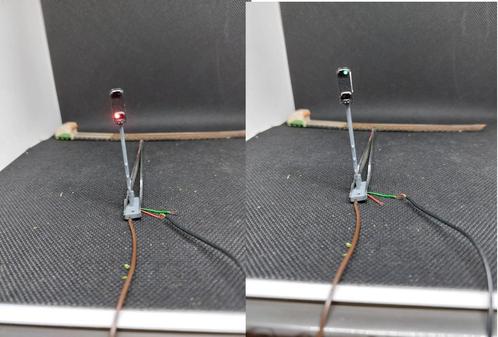 (dag-)lichtsein rood/groen (13091), Hobby en Vrije tijd, Modeltreinen | N-Spoor, Gebruikt, Rails, Gelijkstroom, Overige merken