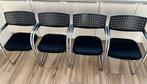 4 stuks (eetkamer-) stoelen van Vitra / Visavis, Huis en Inrichting, Stoelen, Ophalen, Kunststof, Gebruikt, Zwart