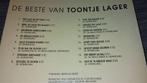 Toontje Lager - De Beste Van, Cd's en Dvd's, Cd's | Nederlandstalig, Ophalen of Verzenden, Zo goed als nieuw, Pop