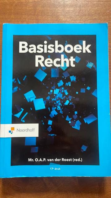 Basisboek Recht beschikbaar voor biedingen