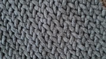 Grijs wollen kleed - 230x160cm beschikbaar voor biedingen