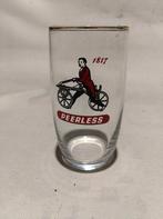 Vintage Peerless 1817 fiets Glas, Glas of Glazen, Gebruikt, Ophalen of Verzenden, Glas