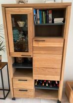 Mooie wandkast Henders en Hazel, Ophalen, Eikenhout, Zo goed als nieuw, Minder dan 150 cm