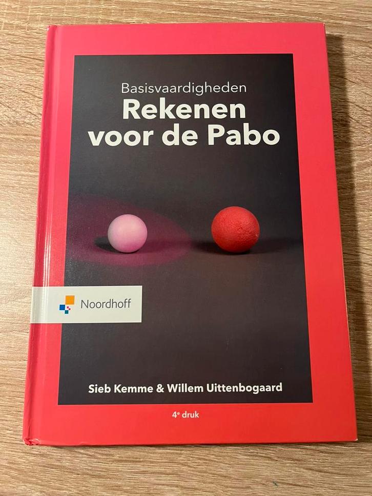 Sieb Kemme - Basisvaardigheden Rekenen voor de Pabo, Boeken, Wetenschap, Zo goed als nieuw, Natuurwetenschap, Ophalen of Verzenden