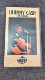 Johnny Cash Live in London VHS video tape, Alle leeftijden, Gebruikt, Ophalen of Verzenden, Muziek en Concerten