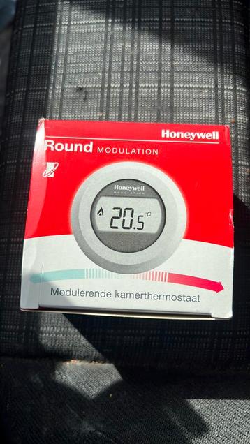 Honeywell round modulation thermostaat nieuw