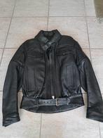 Z.g.a.n zwarte leren motor jack mt54, Motoren, Kleding | Motorkleding, Ophalen of Verzenden, Tweedehands, Jas | leer