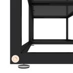 Tv-meubel 160x40x40,5 gehard glas zwart, Minder dan 50 cm, Nieuw, Ophalen of Verzenden, Glas