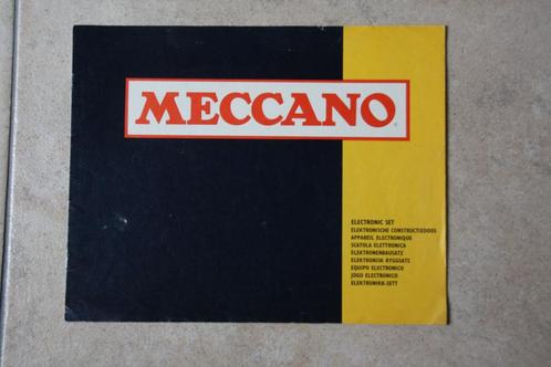 Bouwinstructies Meccano Electronic Control Set(1972)Original, Antiek en Kunst, Antiek | Speelgoed, Ophalen of Verzenden