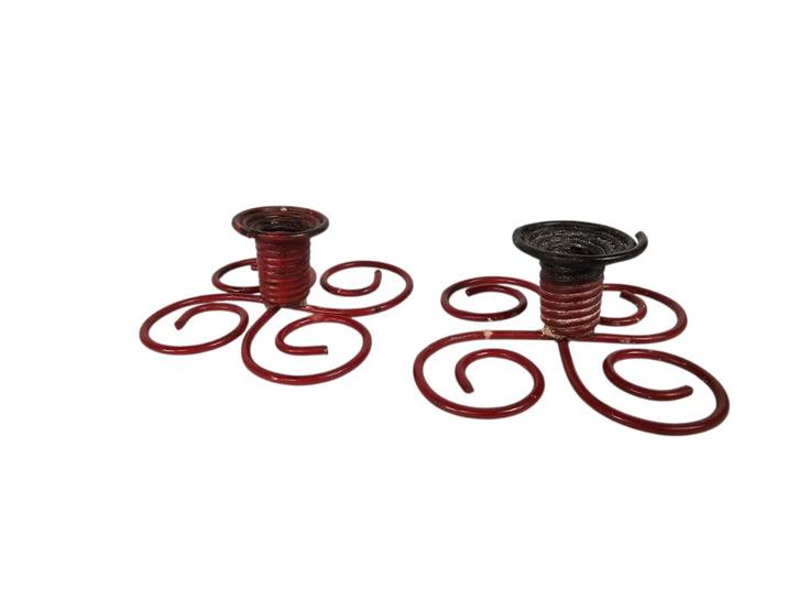 Koninklijke Stearine Kaarsenfabriek Gouda - Metaal - 1950'S, Huis en Inrichting, Woonaccessoires | Kandelaars en Kaarsen, Gebruikt