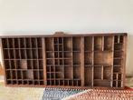 Letterbak, vintage hout, Huis en Inrichting, Ophalen, Gebruikt