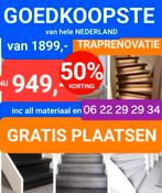 Traprenovatie uitverkoop 50% korting, Ophalen, Zo goed als nieuw