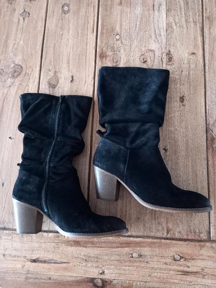 Laarzen van Ps Poelman maat 40, Kleding | Dames, Schoenen, Nieuw, Hoge laarzen, Zwart, Ophalen of Verzenden