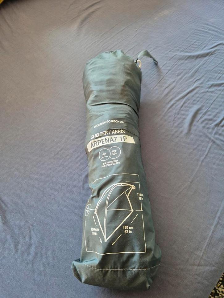 Nieuwe Decathlon Arpenaz 1P Strandtent, Caravans en Kamperen, Tenten, Ophalen of Verzenden