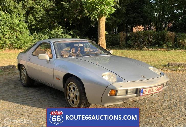 Porsche 928 | 1977 | Route 66 Auctions, Auto's, Oldtimers, Bedrijf, Te koop, Porsche, Benzine, Overige carrosserieën, Handgeschakeld
