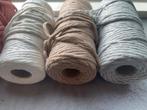 Macrame touwen touw katoen, Ophalen of Verzenden, Zo goed als nieuw, Breien of Haken, Wol of Garen