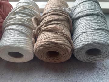 Macrame touwen touw katoen  beschikbaar voor biedingen