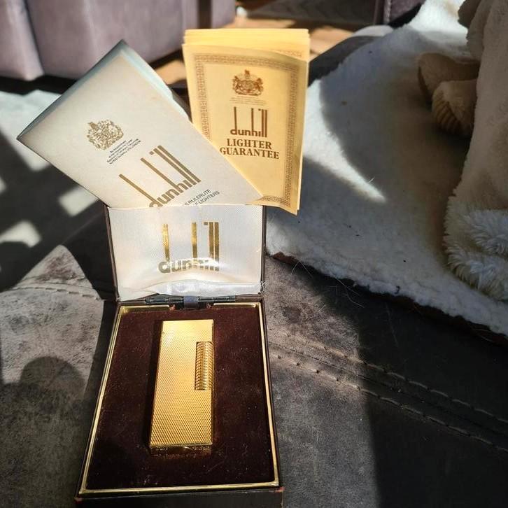 Dunhill aansteker, Verzamelen, Rookartikelen, Aanstekers en Luciferdoosjes, Zo goed als nieuw, Aansteker, Ophalen of Verzenden
