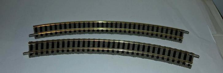 Fleischmann profigleis 6 bochten, Hobby en Vrije tijd, Modeltreinen | H0, Zo goed als nieuw, Rails, Gelijkstroom, Fleischmann
