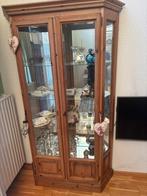Vitrine kast antiek grenen, Huis en Inrichting, Kasten | Vitrinekasten, Ophalen, 25 tot 50 cm, 50 tot 100 cm, 150 tot 200 cm