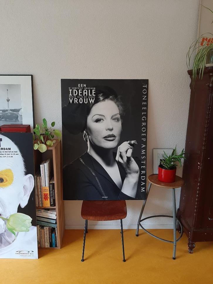 orig. groot affiche, Een ideale vrouw, ontwerp Anthon Beeke, Verzamelen, Posters, Zo goed als nieuw, Overige onderwerpen, Deurposter of groter