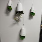 Hang bloempot met kunstplant - Boskke sky planter Ceramic, Overige soorten, Minder dan 100 cm, Halfschaduw, In pot