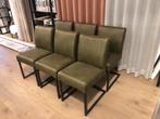 Set van 6 Stoelen Ferro Groen: SHOWMODEL actie, Ophalen, Overige kleuren, Nieuw, Stof