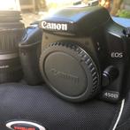 Canon eos 450D +18-55mm 1:4-5.6 II +Tas etc in nieuwstaat, Canon, Ophalen of Verzenden, Zo goed als nieuw, 12 Megapixel