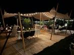 Stretchtent 6x10 meter te huur, Ophalen, Zo goed als nieuw, Minder dan 4 meter, Partytent
