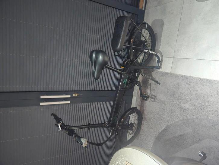 vouwfiets zwart kleur, Fietsen en Brommers, Fietsen | Tandems, Zo goed als nieuw, Minder dan 10 versnellingen, 55 cm of meer, Ophalen of Verzenden