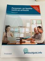 Personen- en familierecht en erfrecht, Ophalen of Verzenden, Zo goed als nieuw, MBO