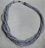 Vintage Lila Ketting Jaren 60, Ophalen of Verzenden, Zo goed als nieuw, Paars, Overige materialen