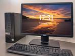 Complete Dell PC  i5 core  Windows 10, Computers en Software, Desktop Pc's, Ophalen, Met monitor, Zo goed als nieuw, Dell Optiplex SFF