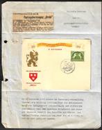 Postkaart t.g.v. 50 Jarig bestaan Postzegelver. Breda 1943, Postzegels en Munten, Brieven en Enveloppen | Nederland, Briefkaart