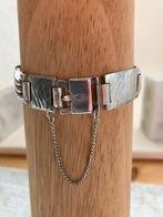 Brede zilveren armband, Ophalen of Verzenden, Zo goed als nieuw, Zilver