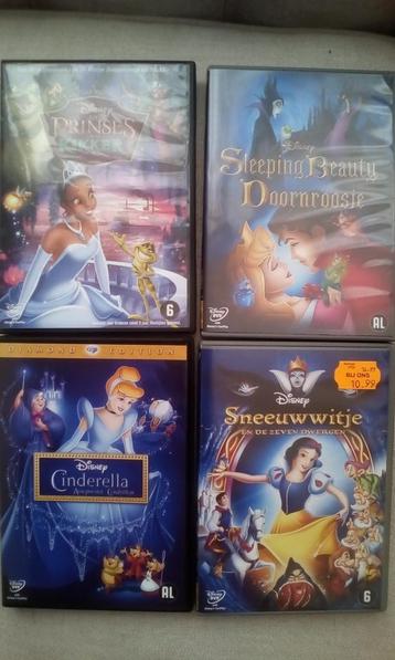 Dvd vier in 1 koop klassieke tekenfilms Disney  beschikbaar voor biedingen