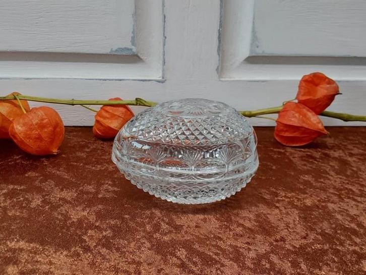 Vintage glazen ei van Avon jaren 60, Antiek en Kunst, Antiek | Glas en Kristal, Ophalen of Verzenden