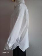 Wit oversized overhemd blouse maat 44-46, H&M, Ophalen of Verzenden, Zo goed als nieuw, Blouse of Tuniek