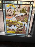Glas in lood, Lanaken, belgie, antiek, vintage, decoratie, Ophalen of Verzenden