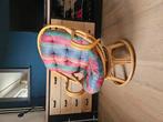 Retro manou stoel, Huis en Inrichting, Stoelen, Ophalen, Zo goed als nieuw, Bruin, Eén