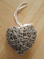 Wilgen hartje 28x27 cm kerstdecoratie, Ophalen of Verzenden