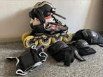 Head skeelers maat 43 met bijbehorende beschermingsets, Heren, Zo goed als nieuw, Inline skates 4 wielen, Ophalen