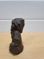 Sculptuur Chris vd Hoef meisje met teddybeer, Ophalen of Verzenden