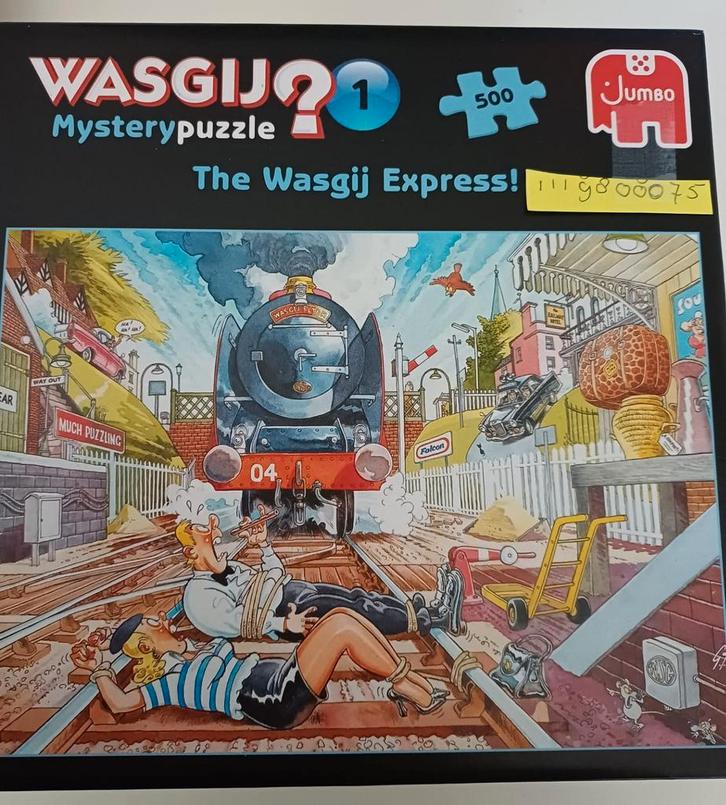 Wasgij 1: The Wasgij Express! 119800075 - 500 stukjes, Hobby en Vrije tijd, Denksport en Puzzels, Zo goed als nieuw, Legpuzzel