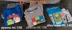 Pyjama en shortama set - maat 158/140, Ophalen, Gebruikt, Jongen, Nacht- of Onderkleding