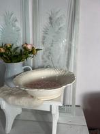 Leeds clasdical Creamware beboterde schaal antiek, Ophalen